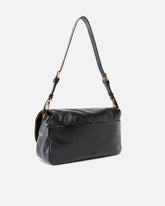 Mittlere Umhängetasche Love Bag Click Soft Horizontal Handle aus glänzendem Leder -  | Pinko