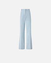 Flared trousers with pressed pleat detail -  | Pinko