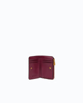 Mini wallet in leather with Love Birds - Pink | Pinko