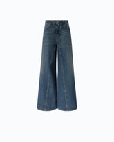 Flared jeans with super wide leg -  | Pinko