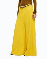 Flared jeans with super wide leg - Trasparente | Pinko