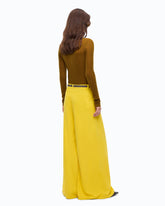 Flared jeans with super wide leg - Trasparente | Pinko