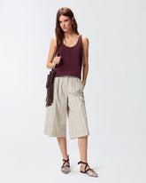 Bermuda shorts with jewel stripes -  | Pinko