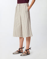 Bermuda shorts with jewel stripes -  | Pinko