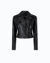 Nappa leather biker-style jacket -  | Pinko