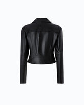 Nappa leather biker-style jacket -  | Pinko
