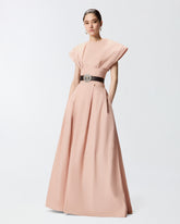 Long wrap skirt with bow -  | Pinko