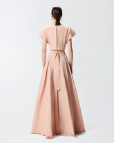 Long wrap skirt with bow -  | Pinko