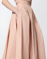 Long wrap skirt with bow -  | Pinko