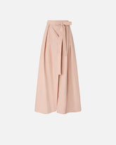 Long wrap skirt with bow -  | Pinko