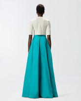 Long wrap skirt with bow -  | Pinko