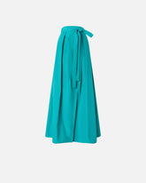 Long wrap skirt with bow -  | Pinko