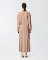 Midi skirt with fringes and rhinestones -  | Pinko