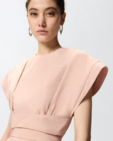 Crop top with wide sleeves -  | Pinko