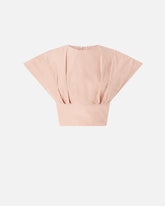 Crop top with wide sleeves -  | Pinko