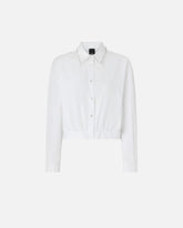 Cropped-Bluse mit Schmuckkragen -  | Pinko