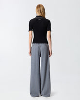 Gerippter Pullover mit Schmuckrändern -  | Pinko