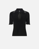 Gerippter Pullover mit Schmuckrändern -  | Pinko