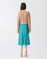 Openwork sweater with jewel details -  | Pinko