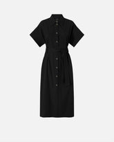 Midi shirt dress with belt -  | Pinko