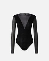 Bodysuit with sheer details -  | Pinko