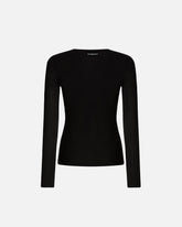 Sweater with open V-neck -  | Pinko