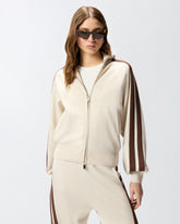 Zipped sweatshirt with Love Birds logo -  | Pinko