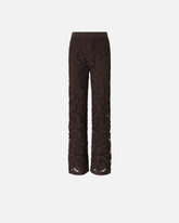 Geometric crocheted trousers -  | Pinko