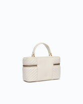 Small beauty case with shoulder strap chevron nappa -  | Pinko