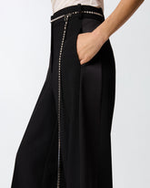 Trousers with jewel belt -  | Pinko