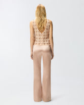 Flared trousers in satin -  | Pinko
