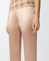 Flared trousers in satin -  | Pinko