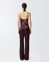 Flared trousers in satin -  | Pinko