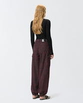 Balloon trousers with animal motif -  | Pinko