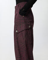 Balloon trousers with animal motif -  | Pinko