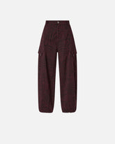 Balloon trousers with animal motif -  | Pinko