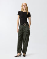 Balloon trousers with animal motif -  | Pinko