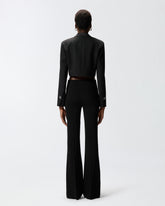 Hose mit aufgestickten Schmuckrosen -  | Pinko