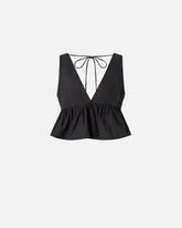 Crop-Top mit Rüschen und Bändern -  | Pinko