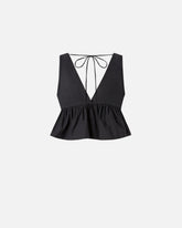 Crop-Top mit Rüschen und Bändern -  | Pinko