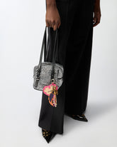 Cubic Bag fully rhinestoned crossbody bag -  | Pinko