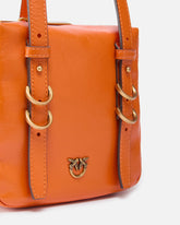 Cubic Bag small crossbody bag in shiny leather -  | Pinko
