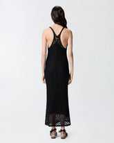 Midikleid in Häkeloptik mit Pailletten -  | Pinko