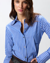 Striped slim-fit shirt -  | Pinko