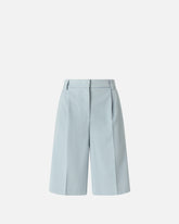Bermuda shorts with pressed pleat detail -  | Pinko