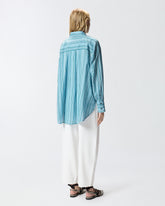 Striped cotton shirt with pockets -  | Pinko