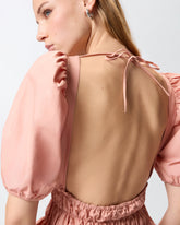Cropped top with ruffles and open back -  | Pinko