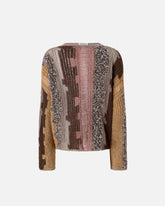 Pullover mit Einsätzen aus kontrastierenden Garnen -  | Pinko