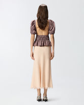 Midi skirt in linen blend with belt -  | Pinko