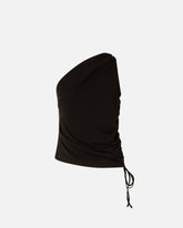 One-shoulder top with knot detail -  | Pinko